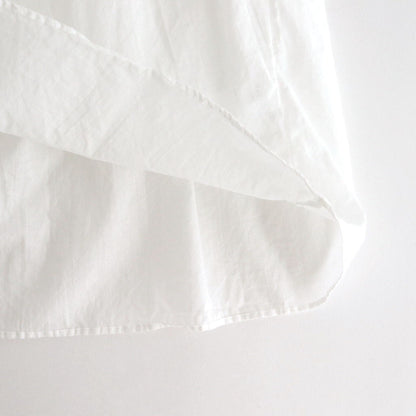 GARMENT DYE LAWN GATHER SMOCK #White [no.7520]