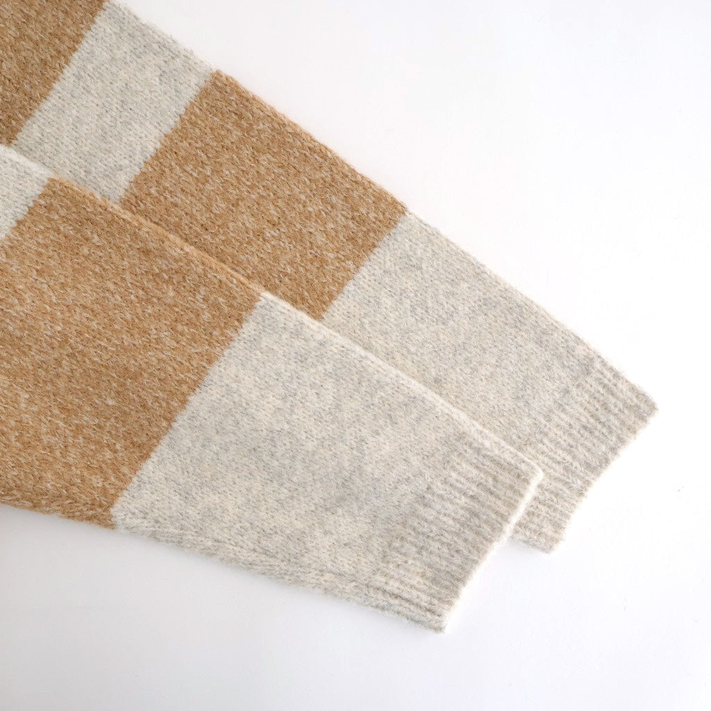 Blushed rugger knit #Beige [252803]