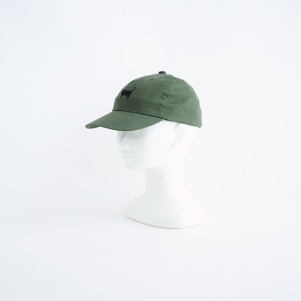 BLACK CAT CAP #TWILL DK-GREEN [TMBA-117H]