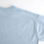 7G CREW NECK SWEATER #Sax [no.7832]