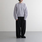 stretch superkid mohair crew-neck P/O #ice blue [WVFL-UW114]