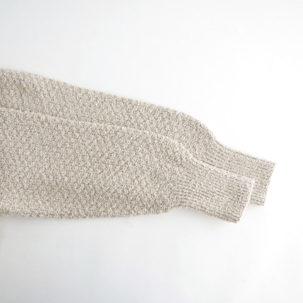 Loop-boucle pocket Cardigan #Beige [Oni065]
