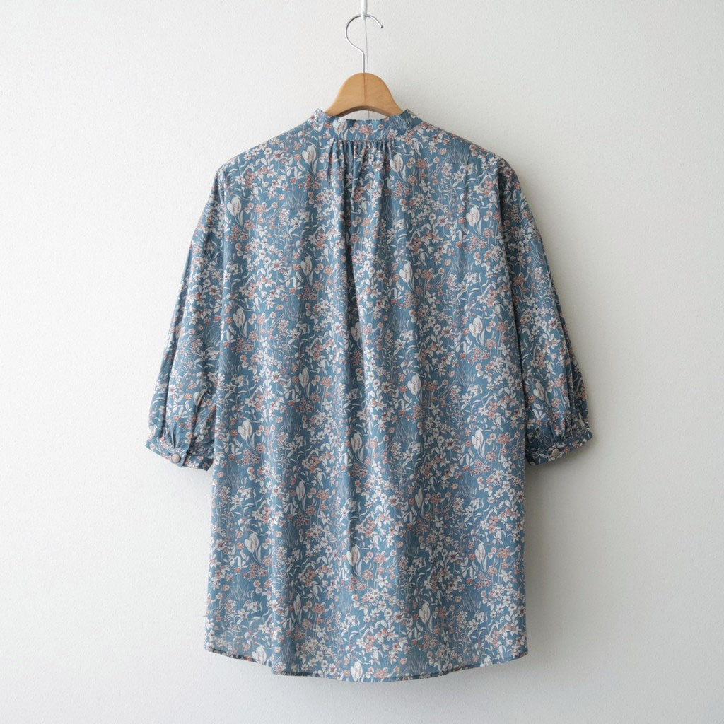 LIBERTYFABRICS Flared blouse #Wandervogel [26F-SH013-LP]