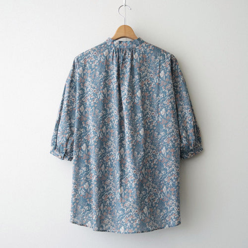 LIBERTYFABRICS Flared blouse #Wandervogel [26F-SH013-LP]