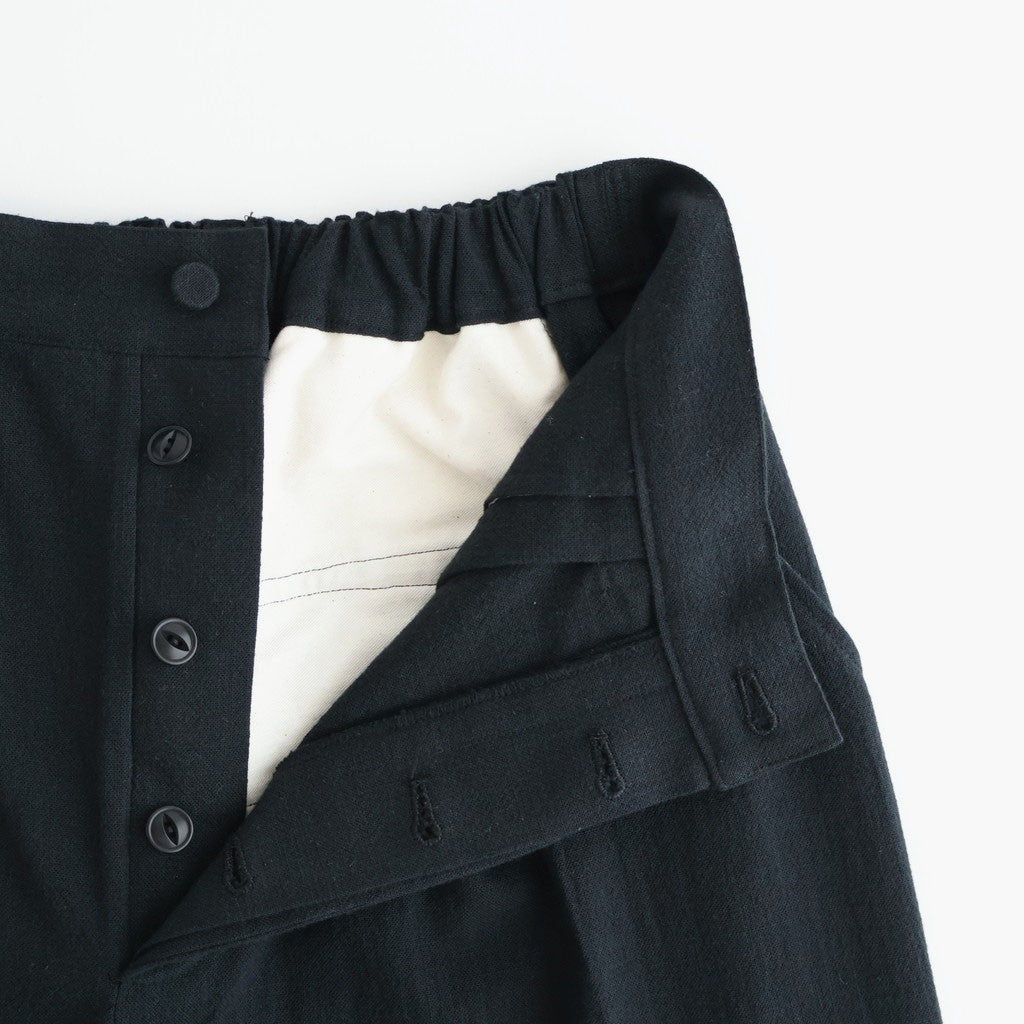 思惟と影 Wide-leg trousers #black [TLF-226-PT003-mc]