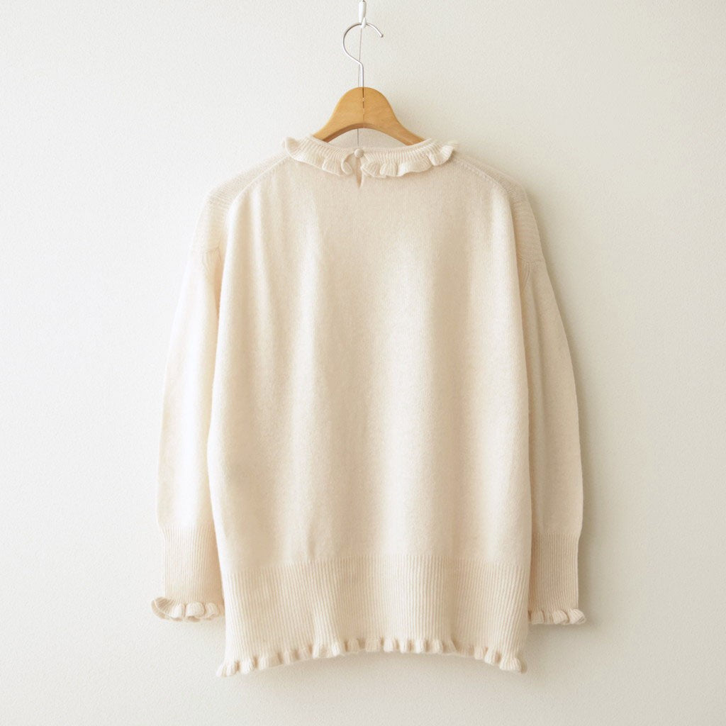 Volant pullover #ivory [32-0032A]