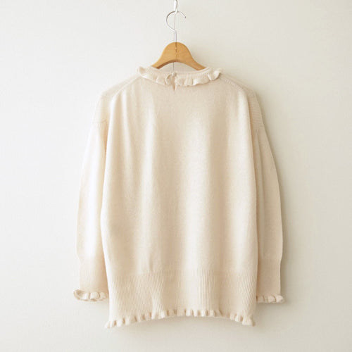 Volant pullover #ivory [32-0032A]