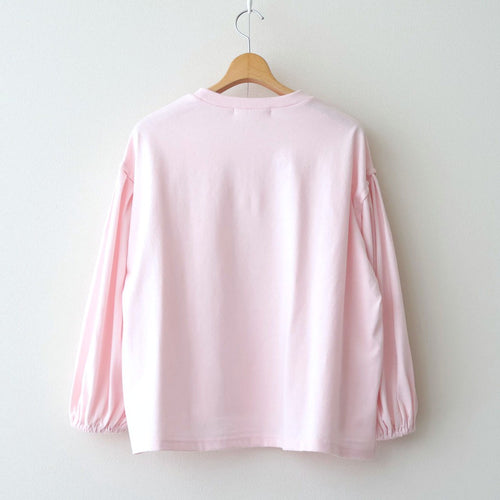 アメリカンコットン天竺 ボリュームスリーブPO #036 ライトピンク [US260CT013]