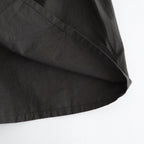 40s POPLIN PLAIN FRILL COLLAR SHIRT #9700 GREY [NSL25542]
