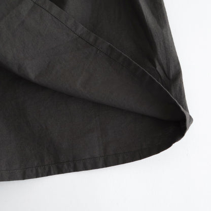40s POPLIN PLAIN FRILL COLLAR SHIRT #9700 GREY [NSL25542]