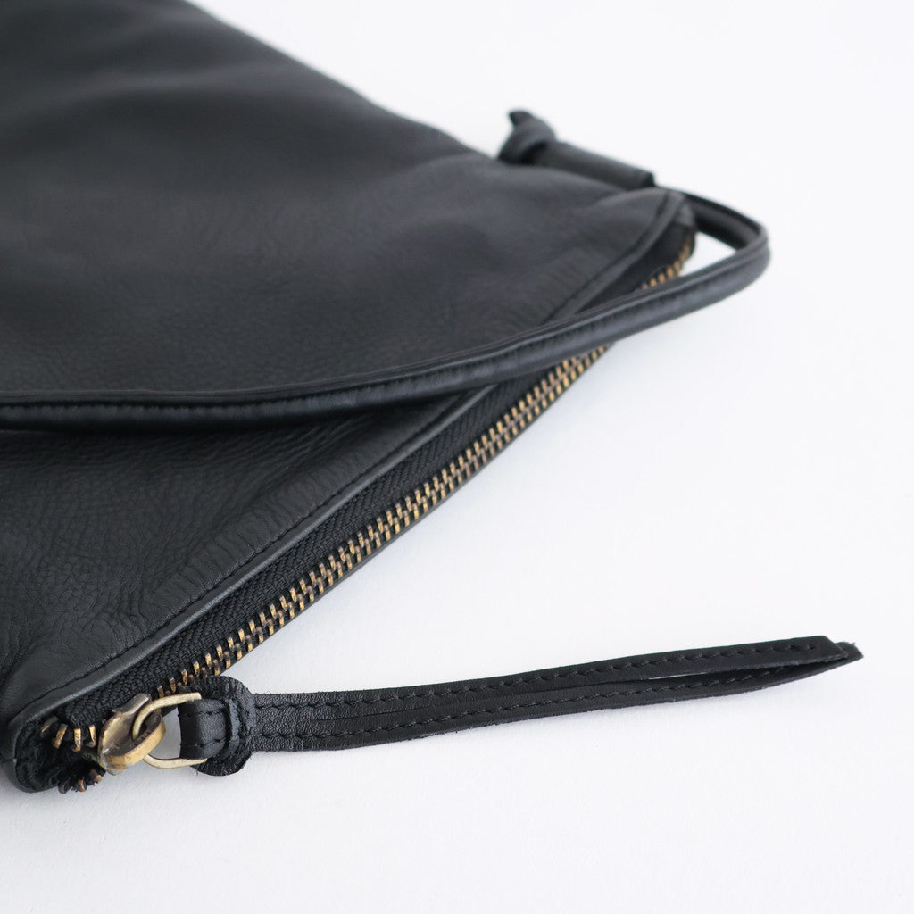 ALL PLAIN SHOULDER POUCH #9900 BLACK [SVMDS2501P]