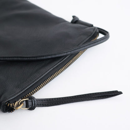 ALL PLAIN SHOULDER POUCH #9900 BLACK [SVMDS2501P]
