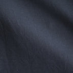 40s COTTON POPLIN PLAIN REGULAR COLLAR SHIRT WITH GATHER #3900 NAVY [NSL26522]