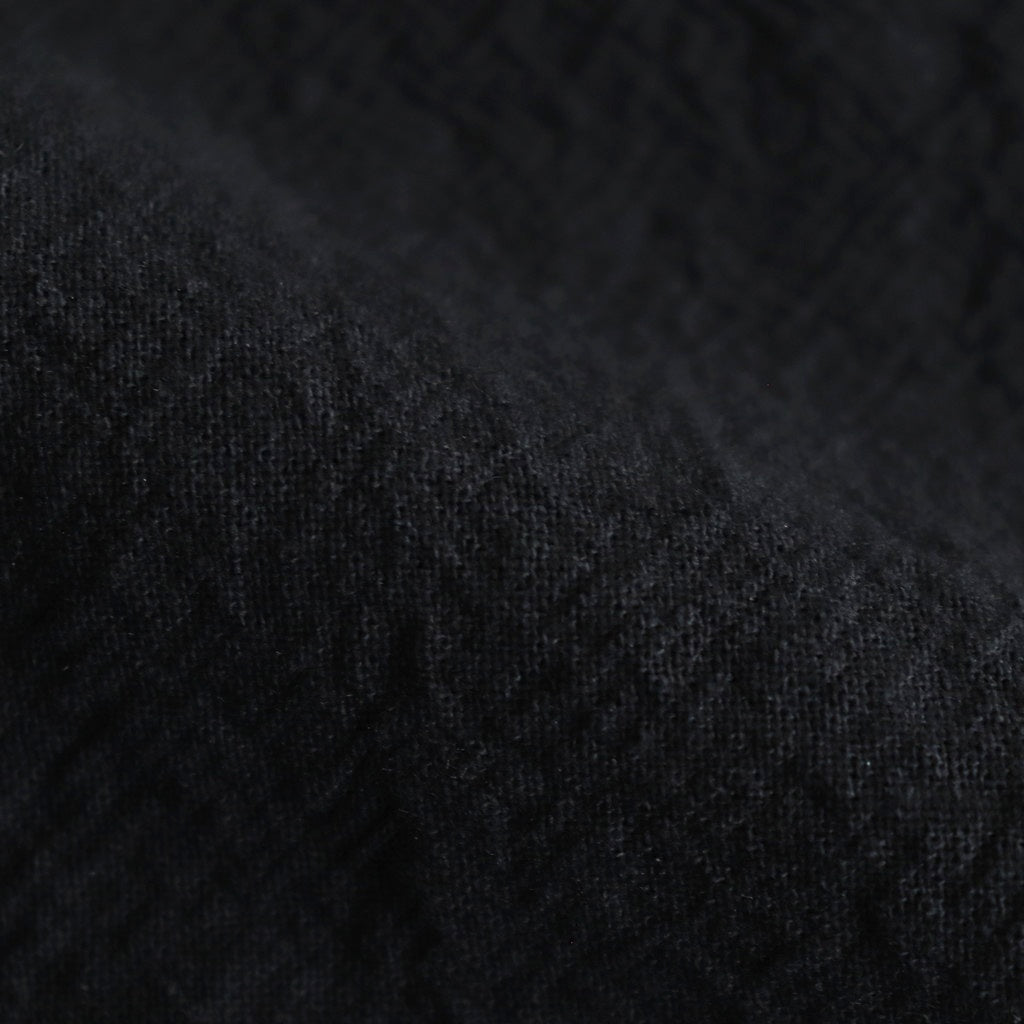 cotton linen powder dress #black [1559-007]