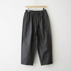 WEST POINT 2TUCK TAPERED EASY PANTS #9800 CHARCOAL.GREY [GNMDS2501WP]