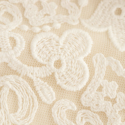 CROWN MOTIF LACE BAG #White [no.7532]