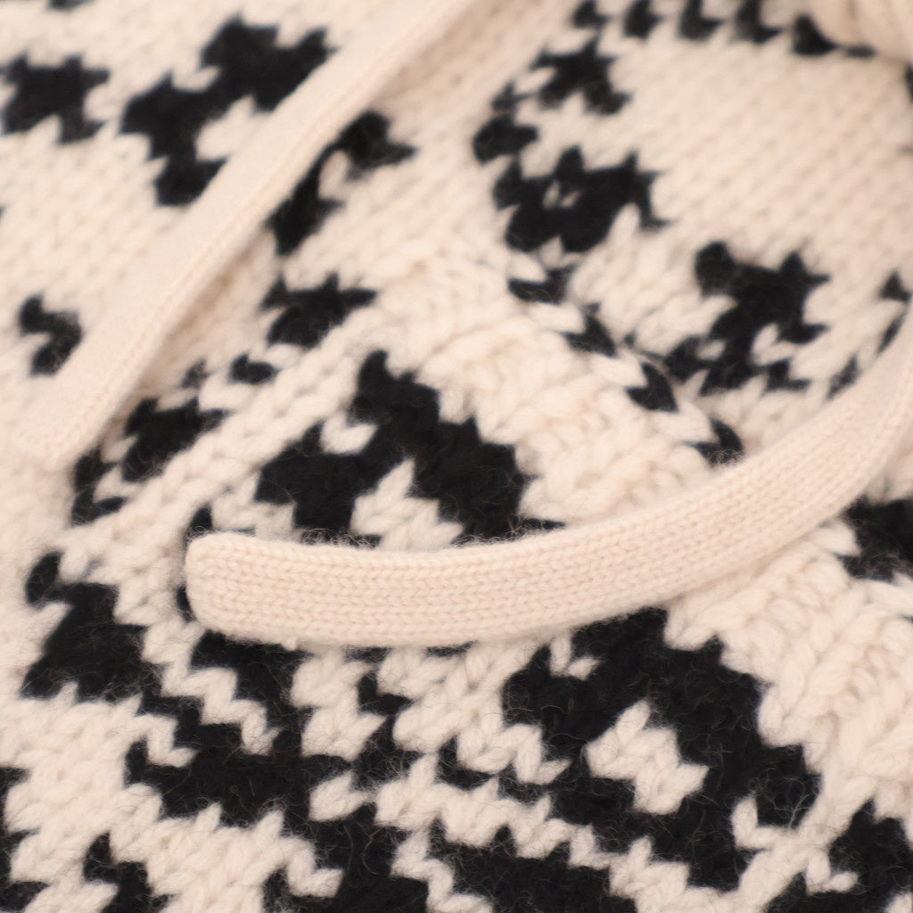 Panier de fleurs no sleeve cardigan #black [mdm02-11]