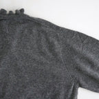 Volant cardigan #charcoal gray [32-0028A]