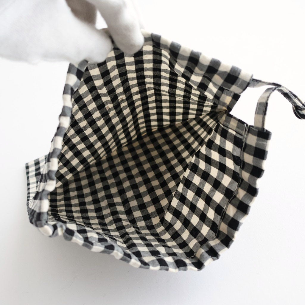 G.C. DRAWSTRING BAG (S) #Black [no.8070]