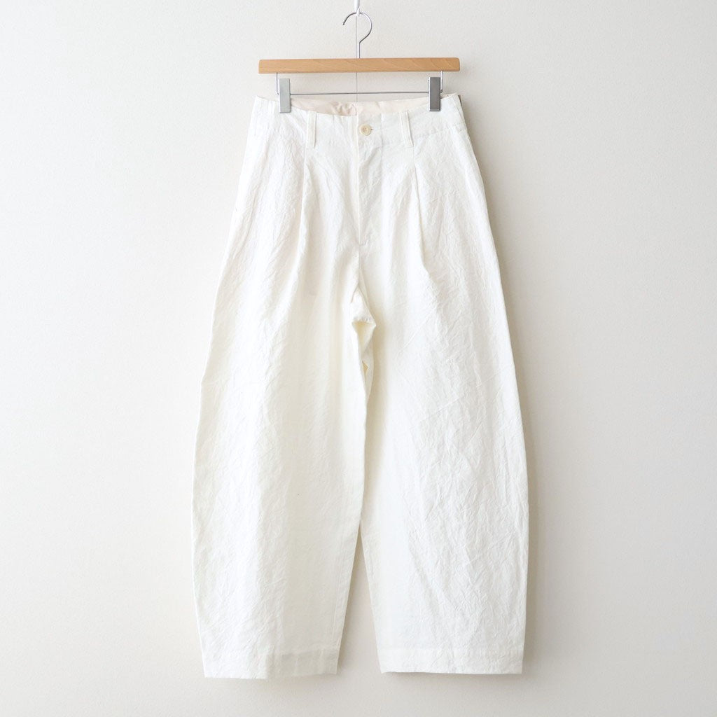HW wide trousers #Off white [261507]