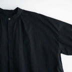 沈黙の音色 Flared blouse #Black [26F-SH001-CL]