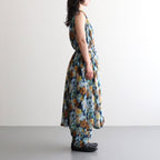 LIBERTY FABRICS ETERNAL COLLECTION Sleeveless A-line dress #Hazy Days [TLF-226-OP001-lpl]