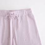 brushed silk cotton wide straight pants #lilac [WVFL-UW103]