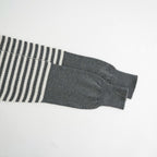 Stripe Cardigan #Grey x Ecru [Oni067]