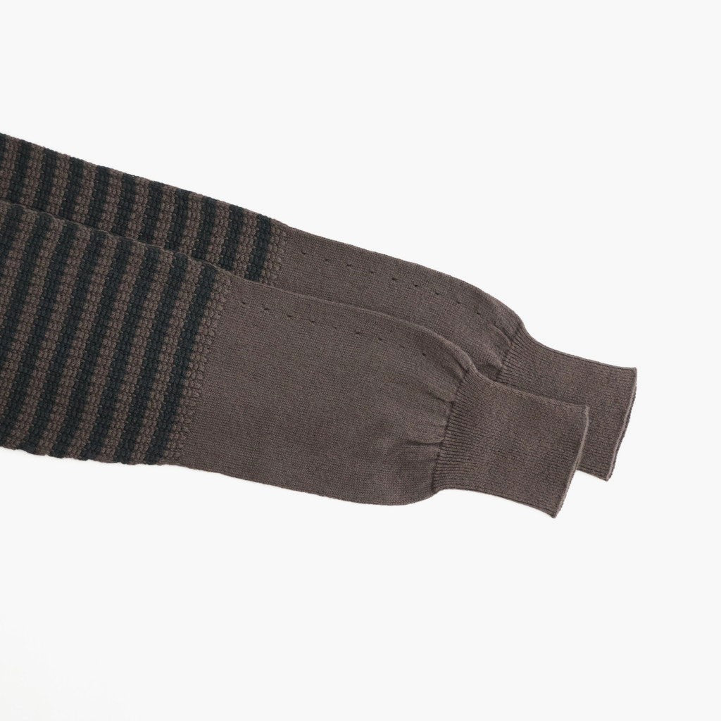 Stripe Cardigan #Brown x Black [Oni067]