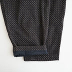 MINI CORDUROY CROSSHATCH PRINT EASY PANTS #3991 NVY (NAVY/IVORY) [NSL26584]