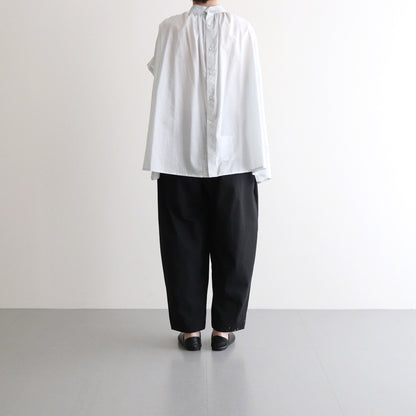静寂の欠片 half sleeve back open blouse #Blue gray [TLF-225-sh008-la]
