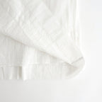 80s COTTON VOILE LACE GATHERED SKIRT #9100 WHT (OFF WHITE) [NSL26093]
