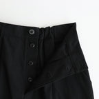 飾る春 Wide tapered trousers #Black [TLF-225-pa002-Reht]