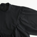 輝かしい影 Stand collar blouse #black [TLF-226-SH001-em]