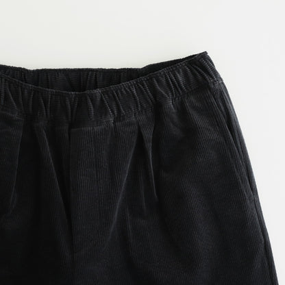 11WALE CORDUROY EASY WIDE PANTS #9900 BLACK [GNMDS2052CP]