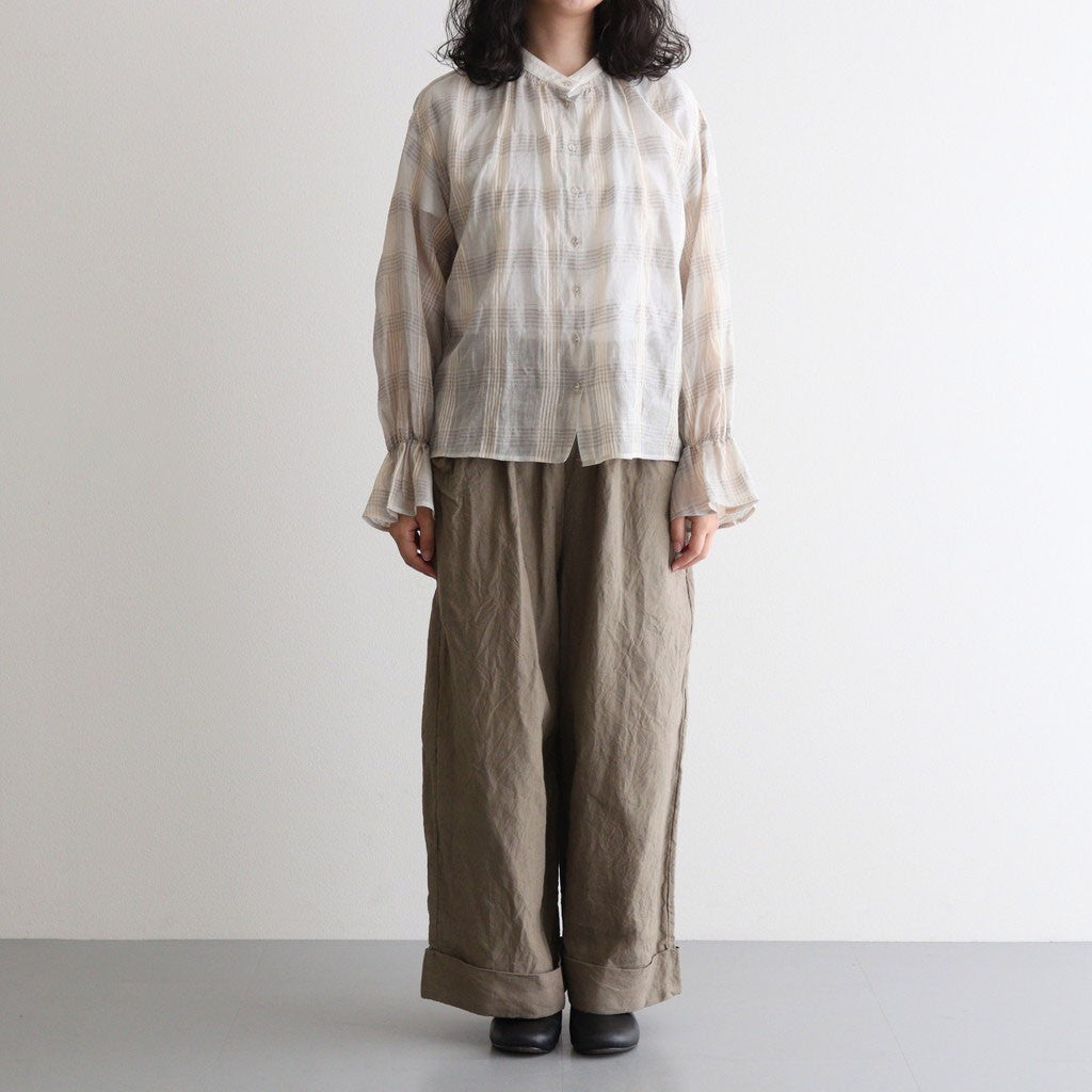 Faurie Linen Pants #Olive [A232251PP731]