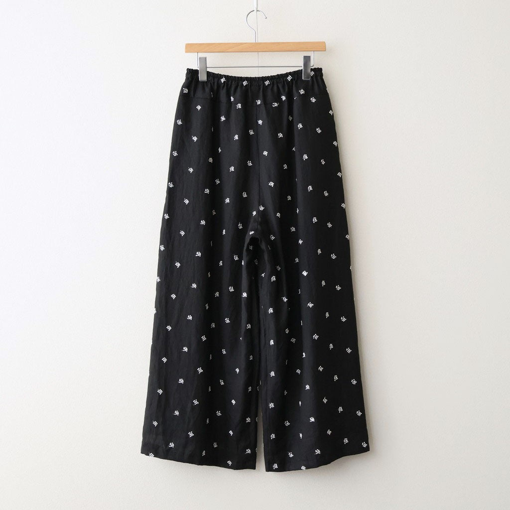 wide pants #ototsubu BK [KJ507SS55]