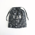 GRAFFITI DRAWSTRING BAG (L) #Black [no.7959]