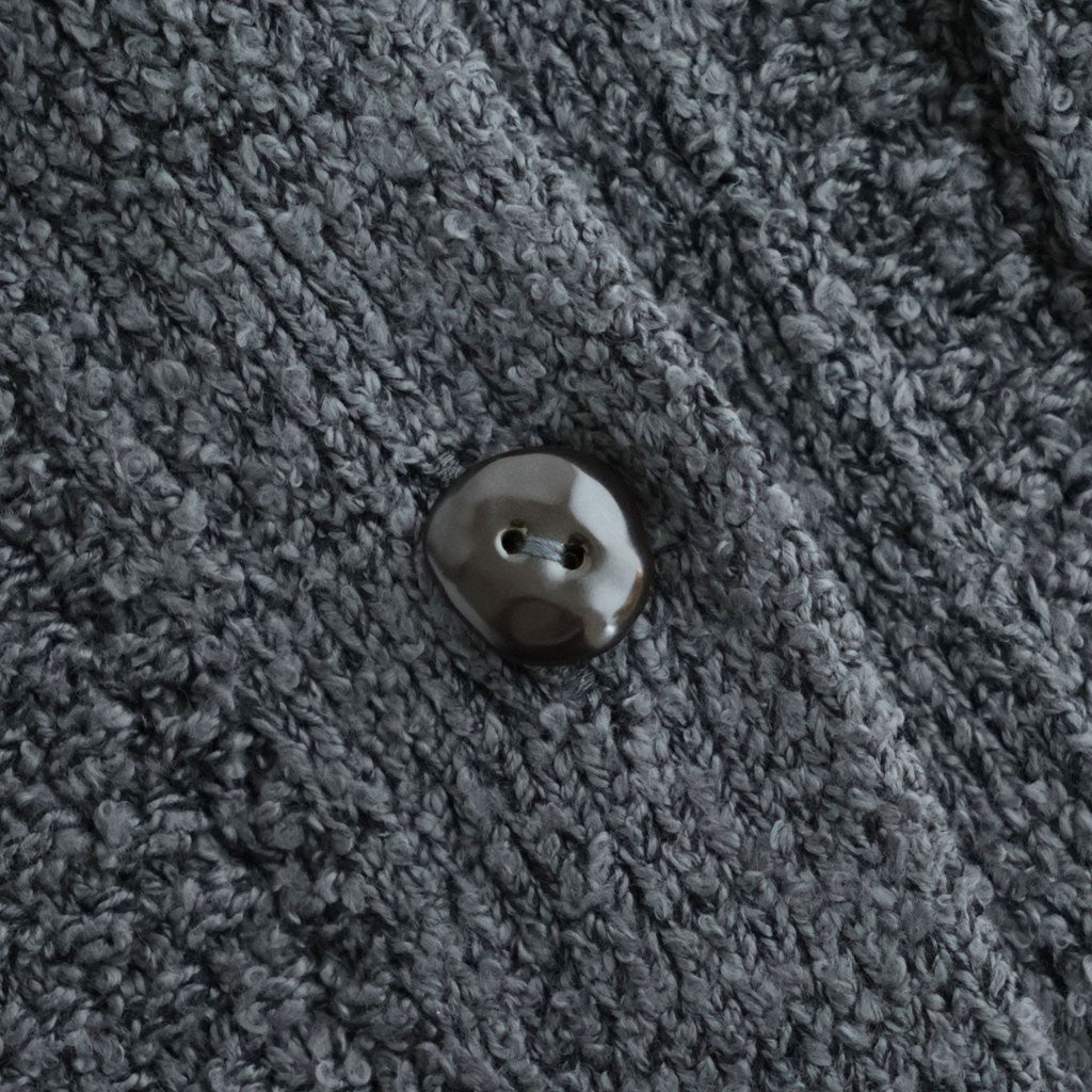 Loop-boucle pocket Cardigan #Grey [Oni065]