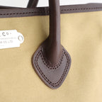 COMBINATION TOTE BAG #Beige × D.Brown [no.7681]
