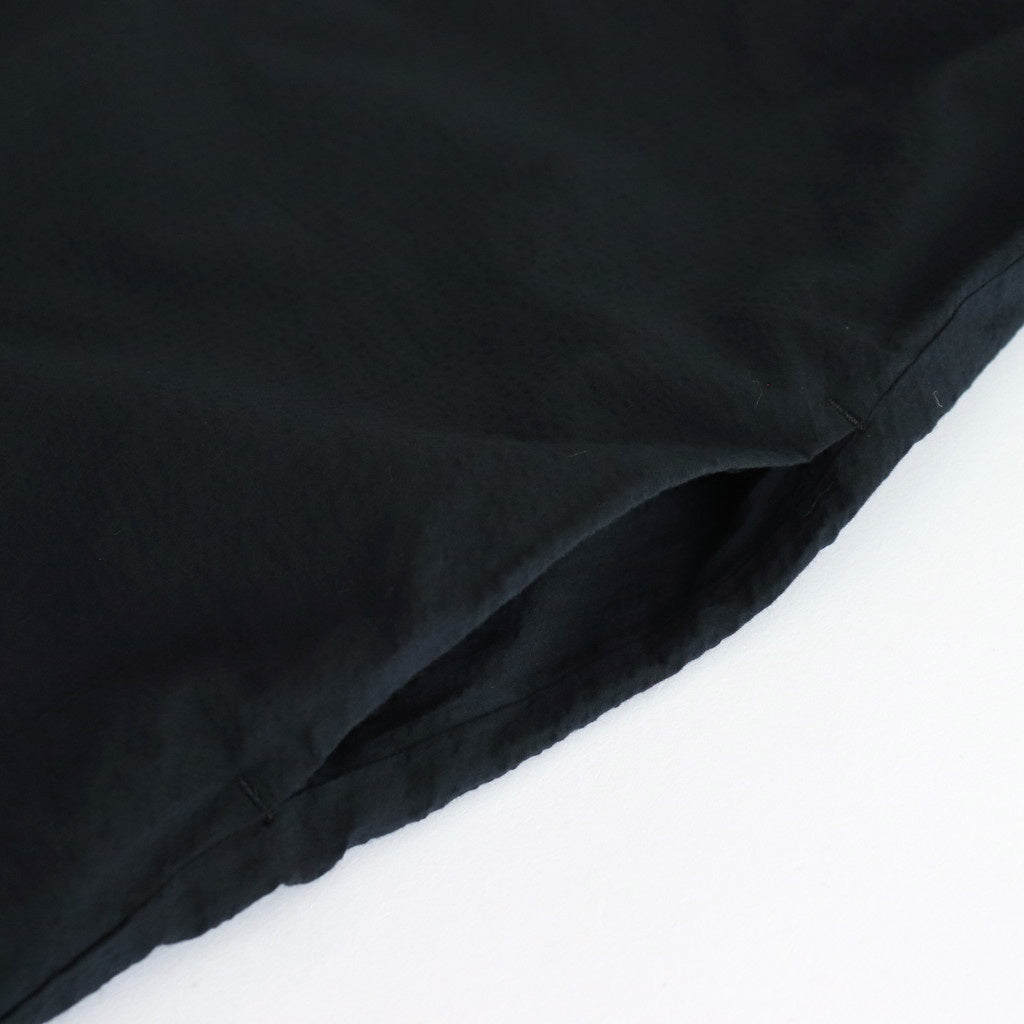 日日夜夜：Embroidery long tunic shirt #black [13251-05307]