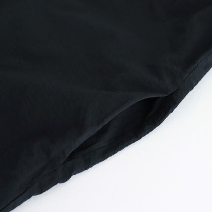 日日夜夜：Embroidery long tunic shirt #black [13251-05307]