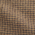 COTTON WOOL SHIRRING VEST #Check [no.7701]