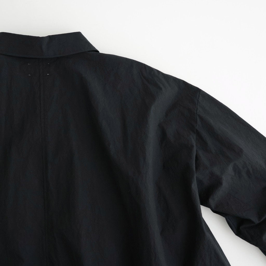 shirring blouse #paper BK [KJ602AW44]