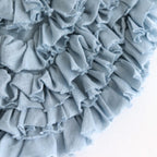 G.D COTTON SILK FRILL COLLAR #Sax [no.7369]