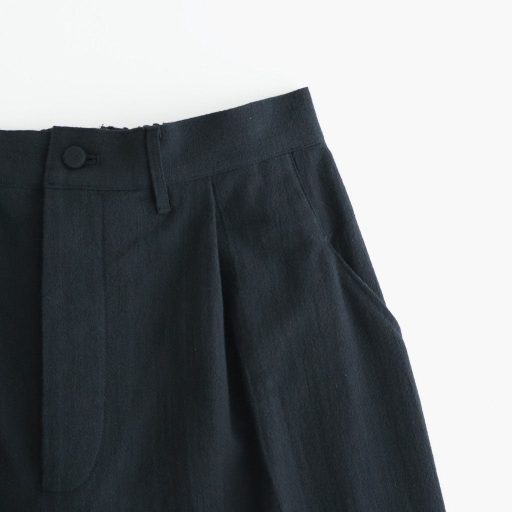 思惟と影 Wide-leg trousers #black [TLF-226-PT003-mc]