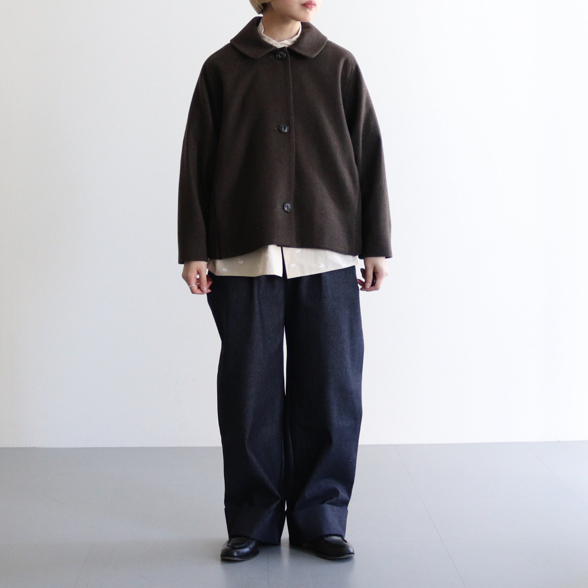 Abel Wool Jacket #D.BR [A232242TJ684]