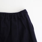 夜色：Tucked pants #dark navy [13251-18113]