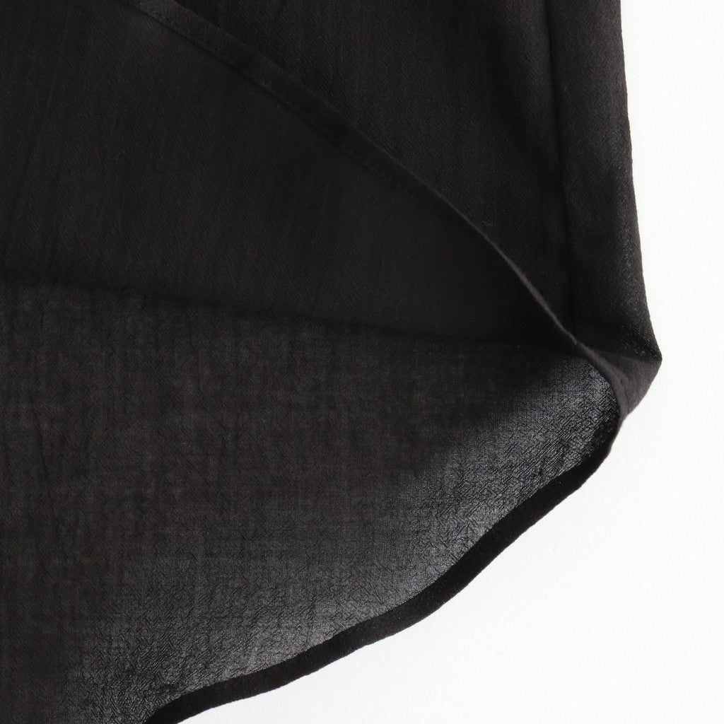半透明の沈黙 Flare blouse #Black [TLF-225-sh009-cdv]