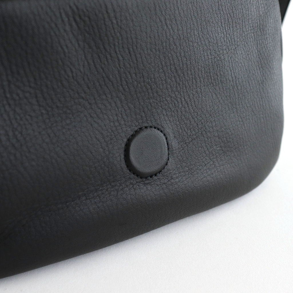 plain shoulder bag #black